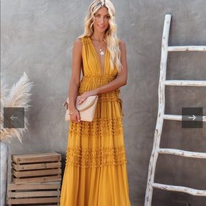 Yellow Maxi Dress
